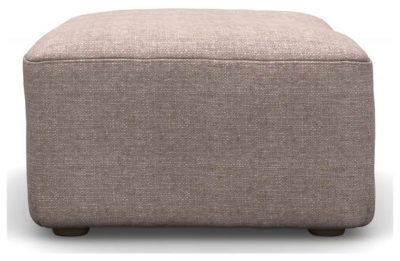 Heart of House Chloe Fabric Footstool - Oyster